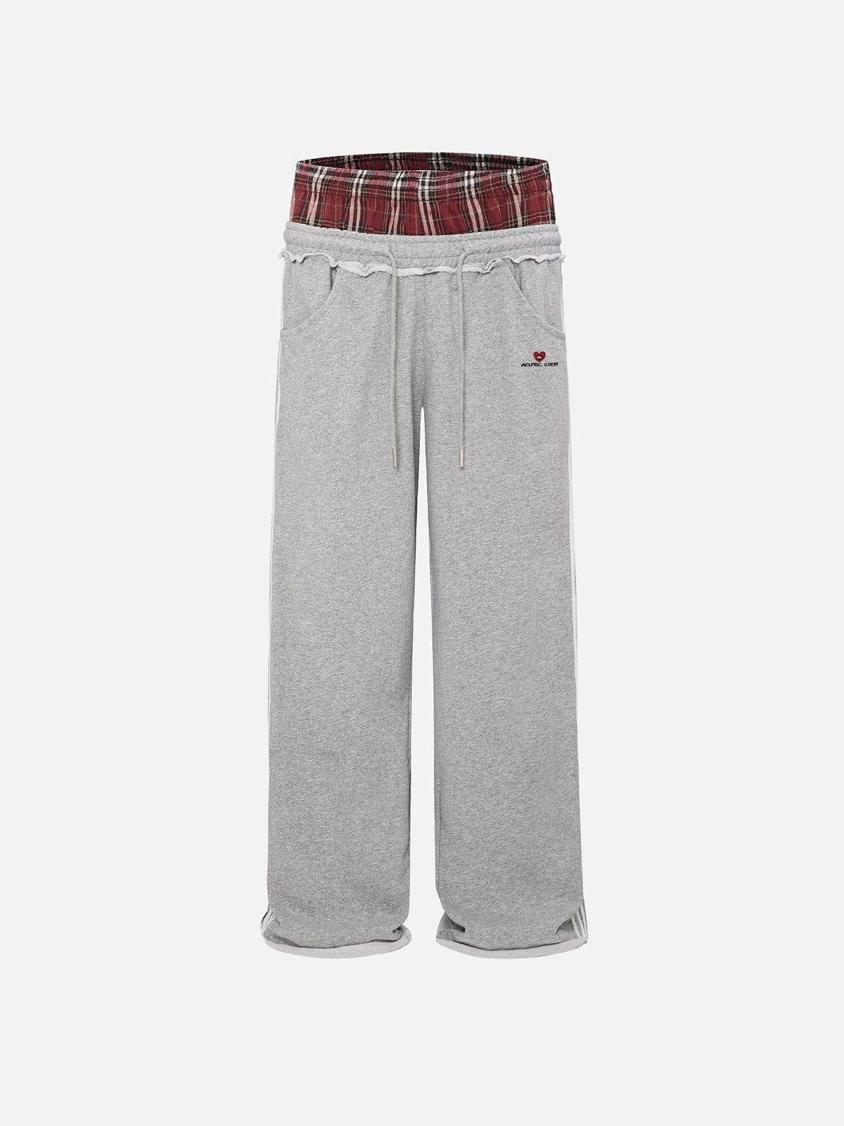 Double Waist Baggy Sweatpants