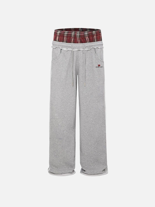 Double Waist Baggy Sweatpants