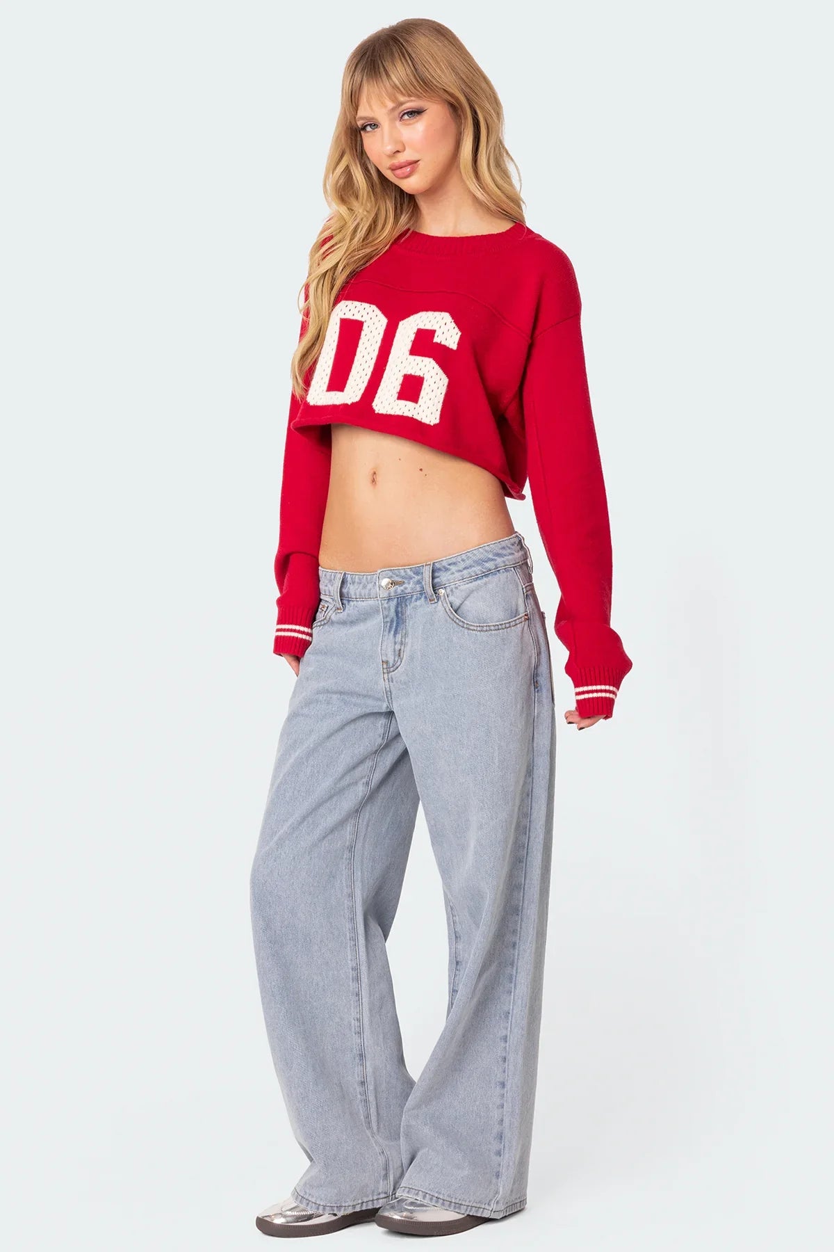 Carly Washed Low Rise Jeans
