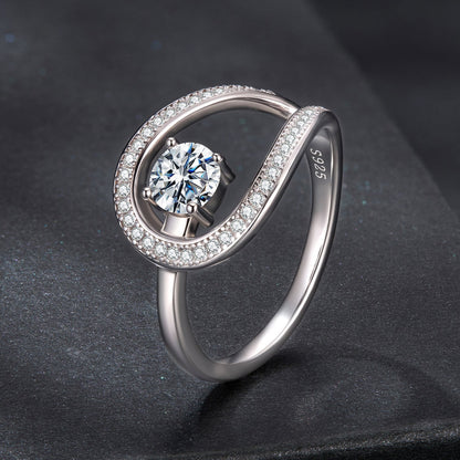 LumiLoop™ - Moissanite Wrap Ring