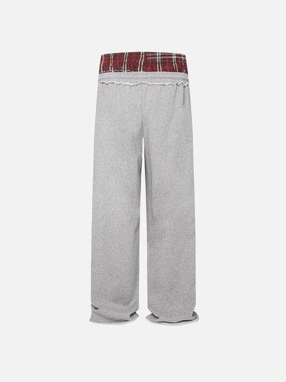 Double Waist Baggy Sweatpants
