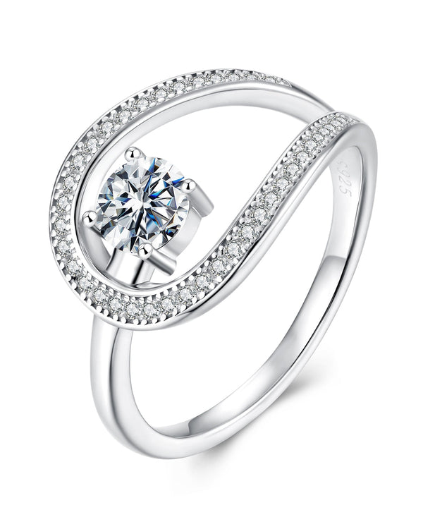LumiLoop™ - Moissanite Wrap Ring