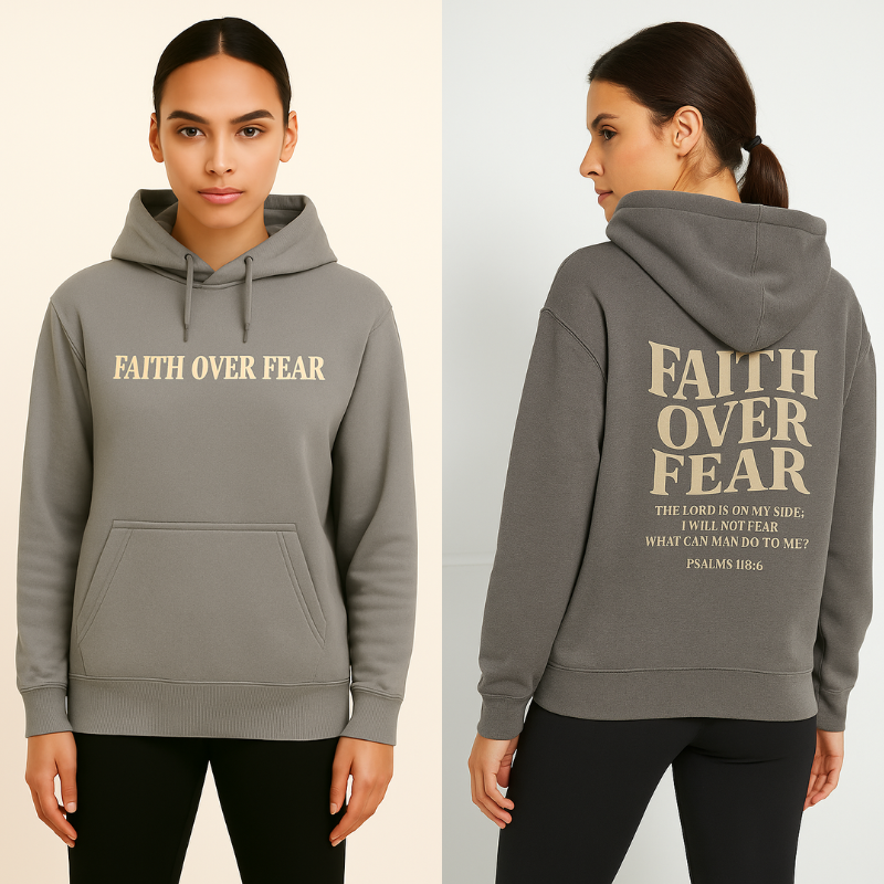 FaithOverFear™ Statement Hoodie
