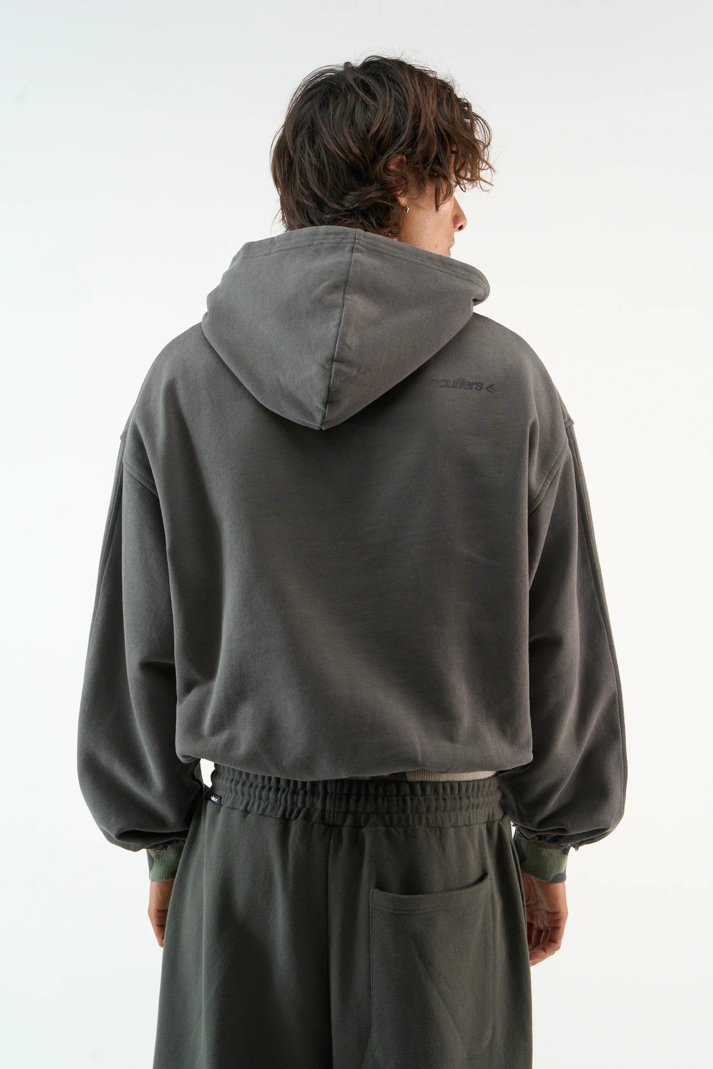 Distressed Camo Hoodie