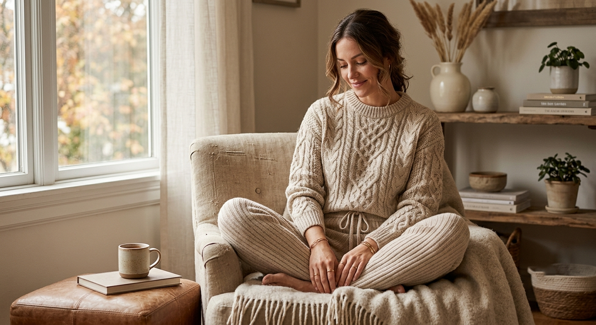 CozyMuse Matching Knit Set