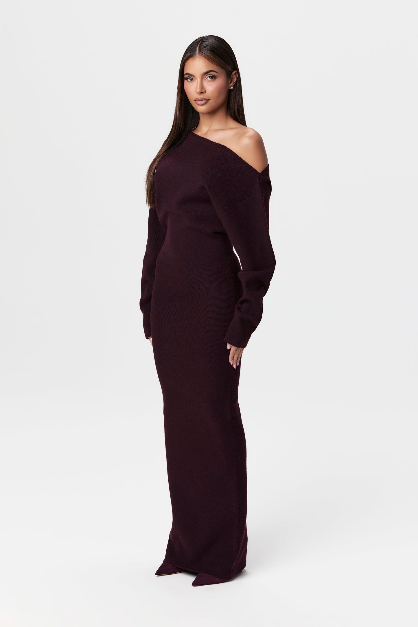 Julia Knit Off-Shoulder Maxi Dress