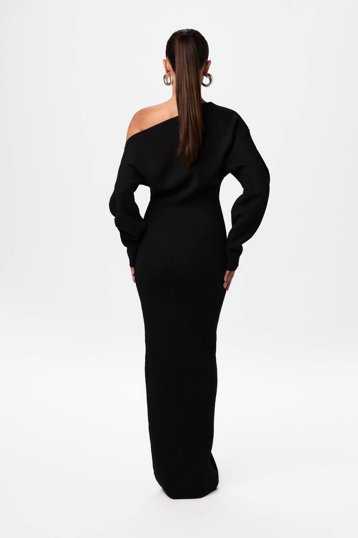 Julia Knit Off-Shoulder Maxi Dress