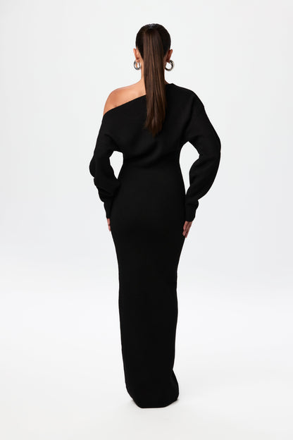 Julia Knit Off-Shoulder Maxi Dress