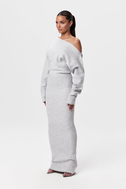 Julia Knit Off-Shoulder Maxi Dress