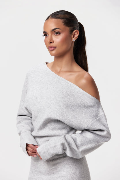 Julia Knit Off-Shoulder Maxi Dress