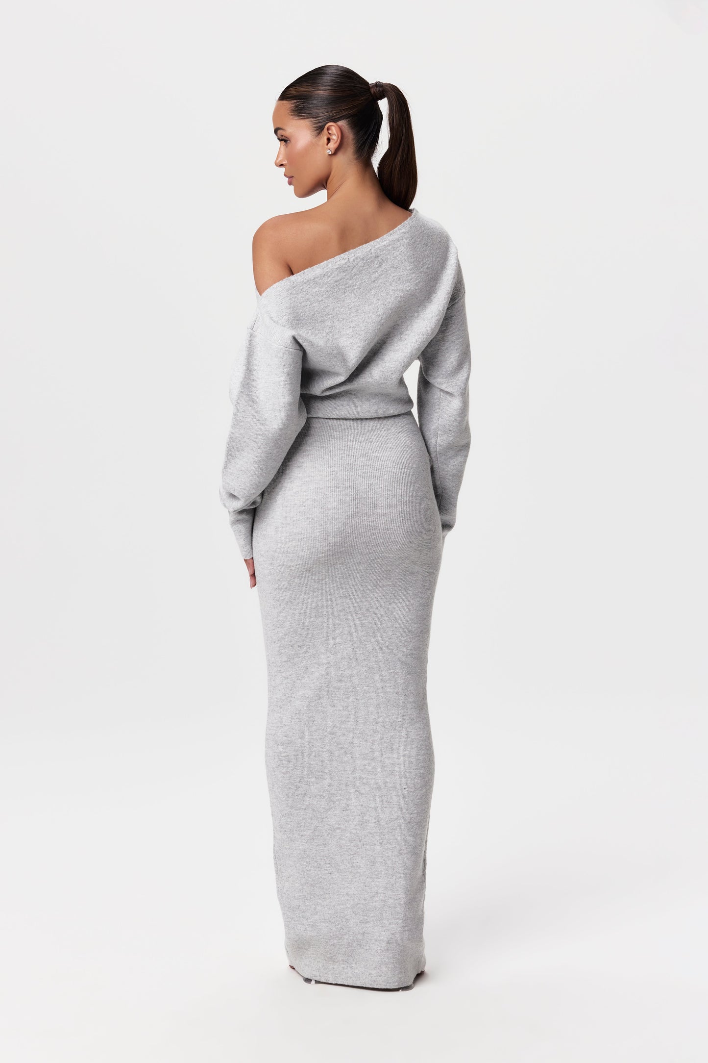 Julia Knit Off-Shoulder Maxi Dress