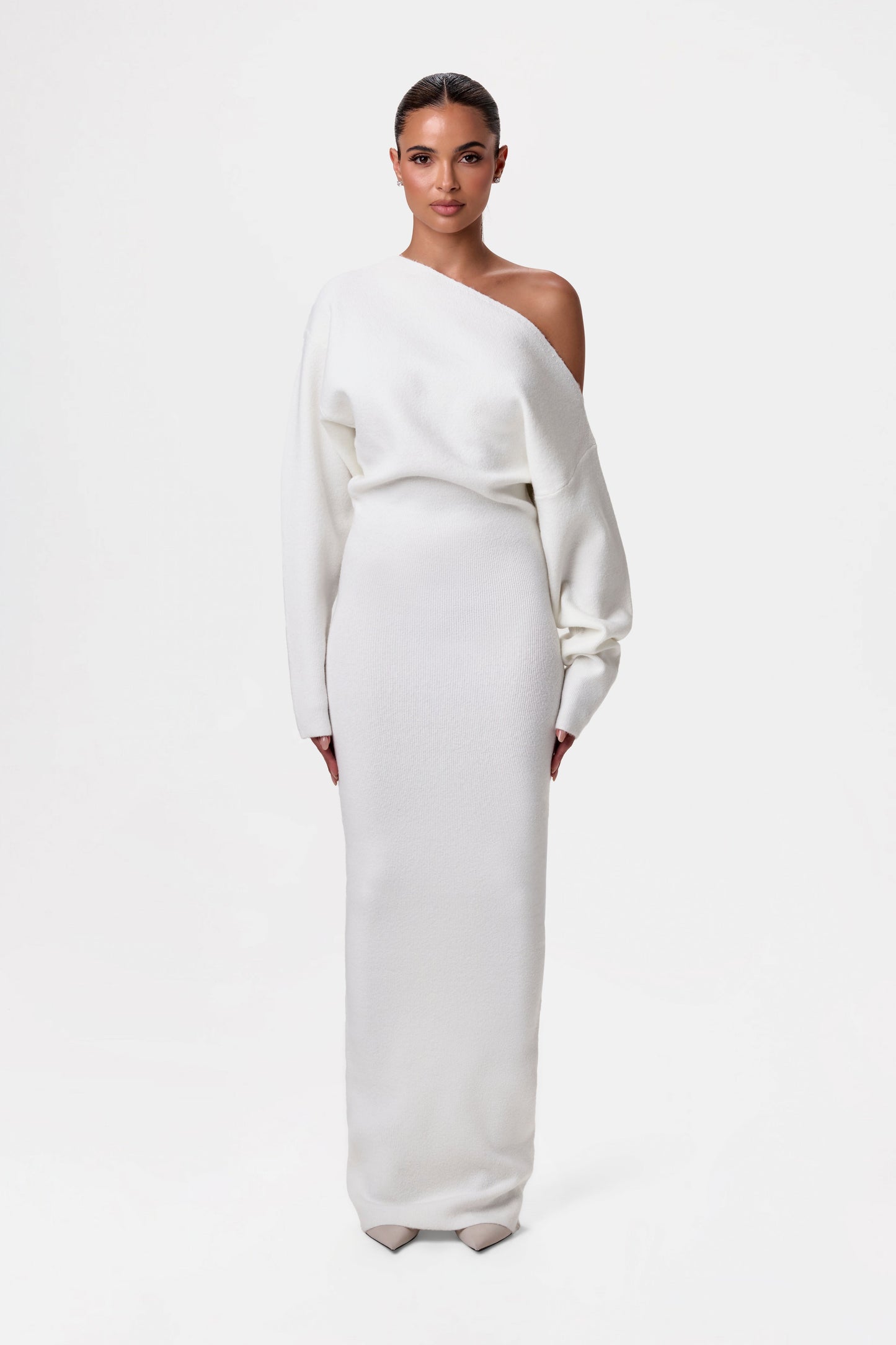 Julia Knit Off-Shoulder Maxi Dress