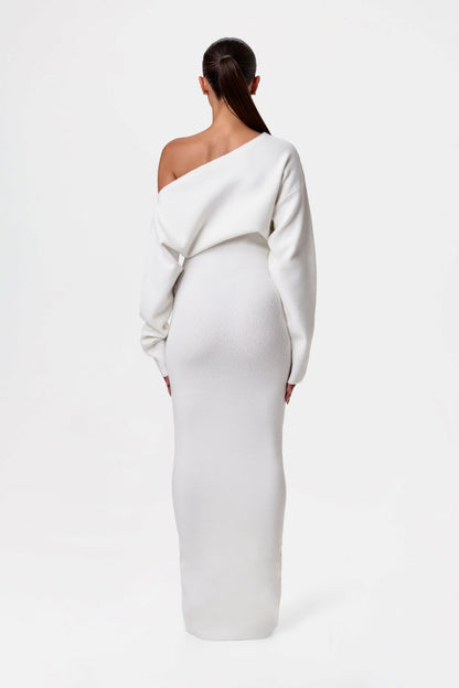 Julia Knit Off-Shoulder Maxi Dress
