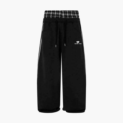 Double Waist Baggy Sweatpants