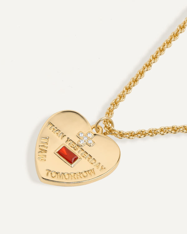 "More Than Yesterday Less Than Tomorrow" Necklace