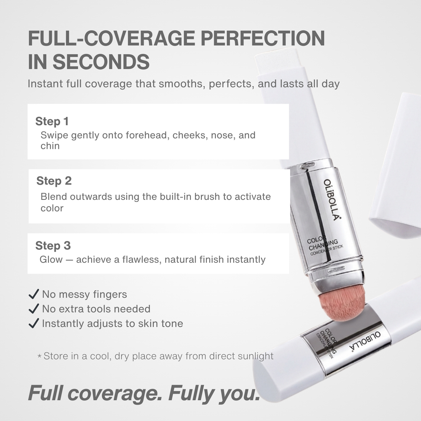 Duotone Color Changing Foundation Stick