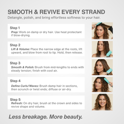 Hair Volumizer 5-in-1 Styling Brush