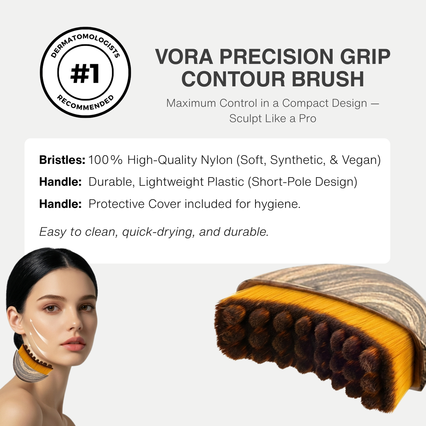 Vora Lymphatic Contour Brush
