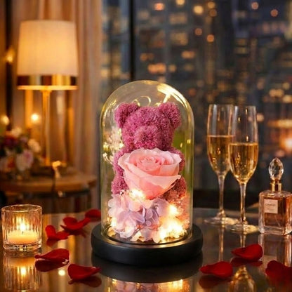 Eternal Rose Bear