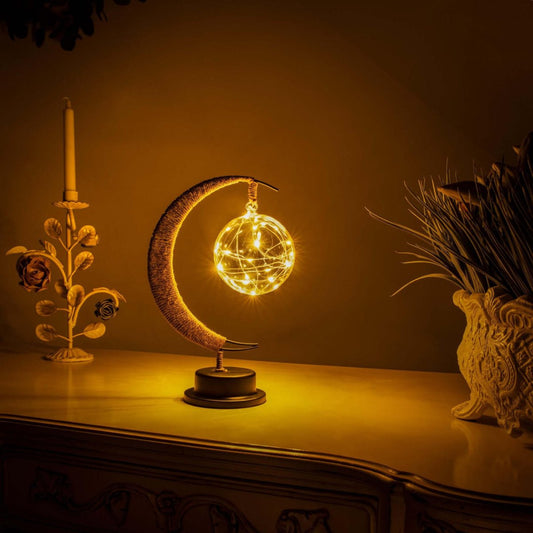 Crescent Moon Table Lamp
