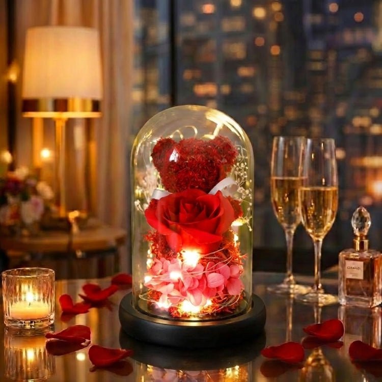 Eternal Rose Bear