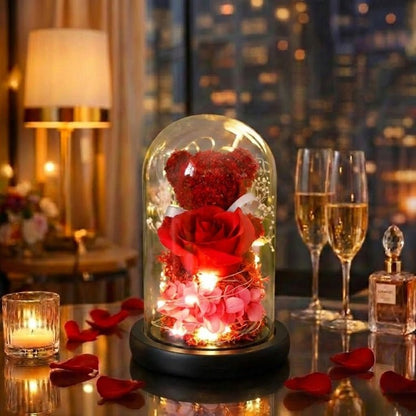 Eternal Rose Bear
