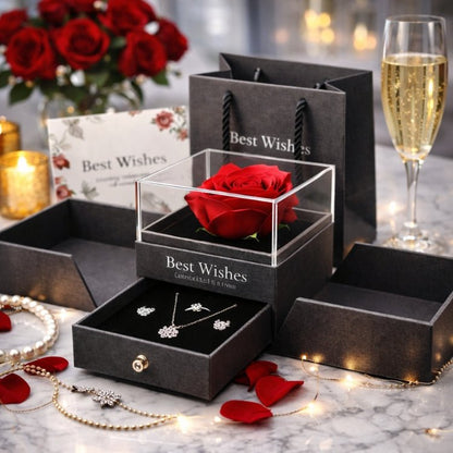 Eternal Flower Jewelry Box