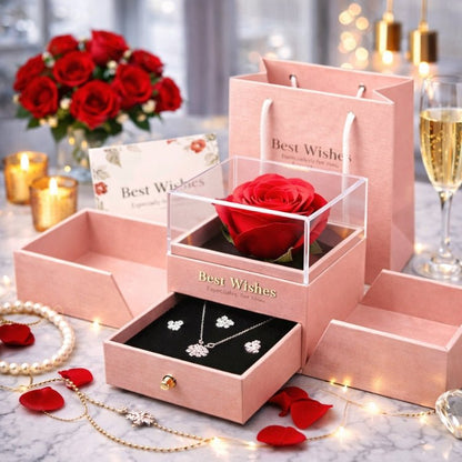 Eternal Flower Jewelry Box