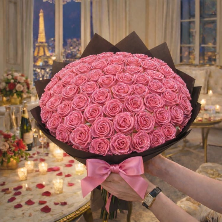 Luxury Handmade Sparkle Rose Bouquet