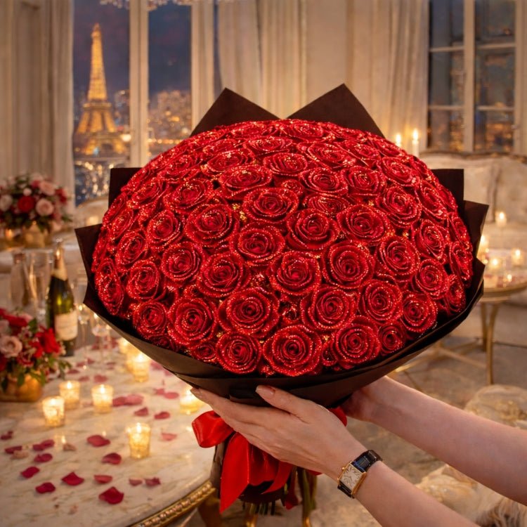 Luxury Handmade Sparkle Rose Bouquet