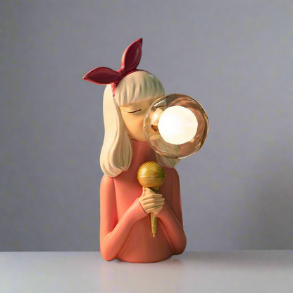 Girl Table Lamp - Resin - Decorative Lighting - Modern Design