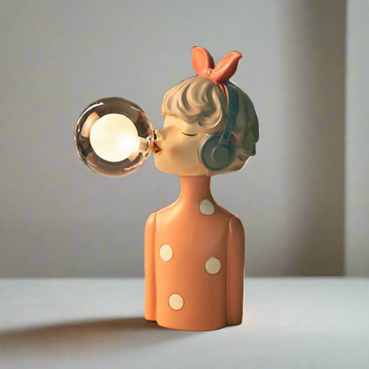 Girl Table Lamp - Resin - Decorative Lighting - Modern Design