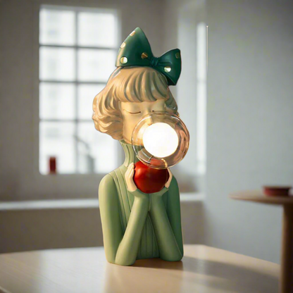 Girl Table Lamp - Resin - Decorative Lighting - Modern Design