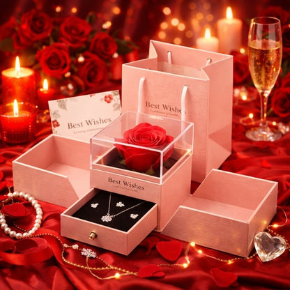 Eternal Flower Jewelry Box