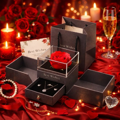 Eternal Flower Jewelry Box