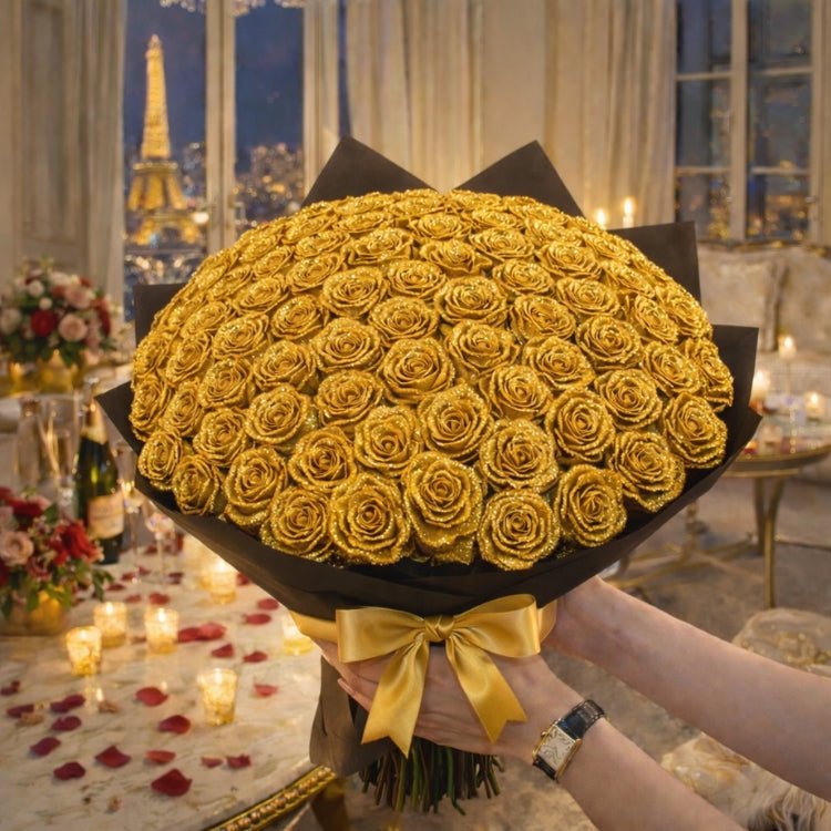 Luxury Handmade Sparkle Rose Bouquet