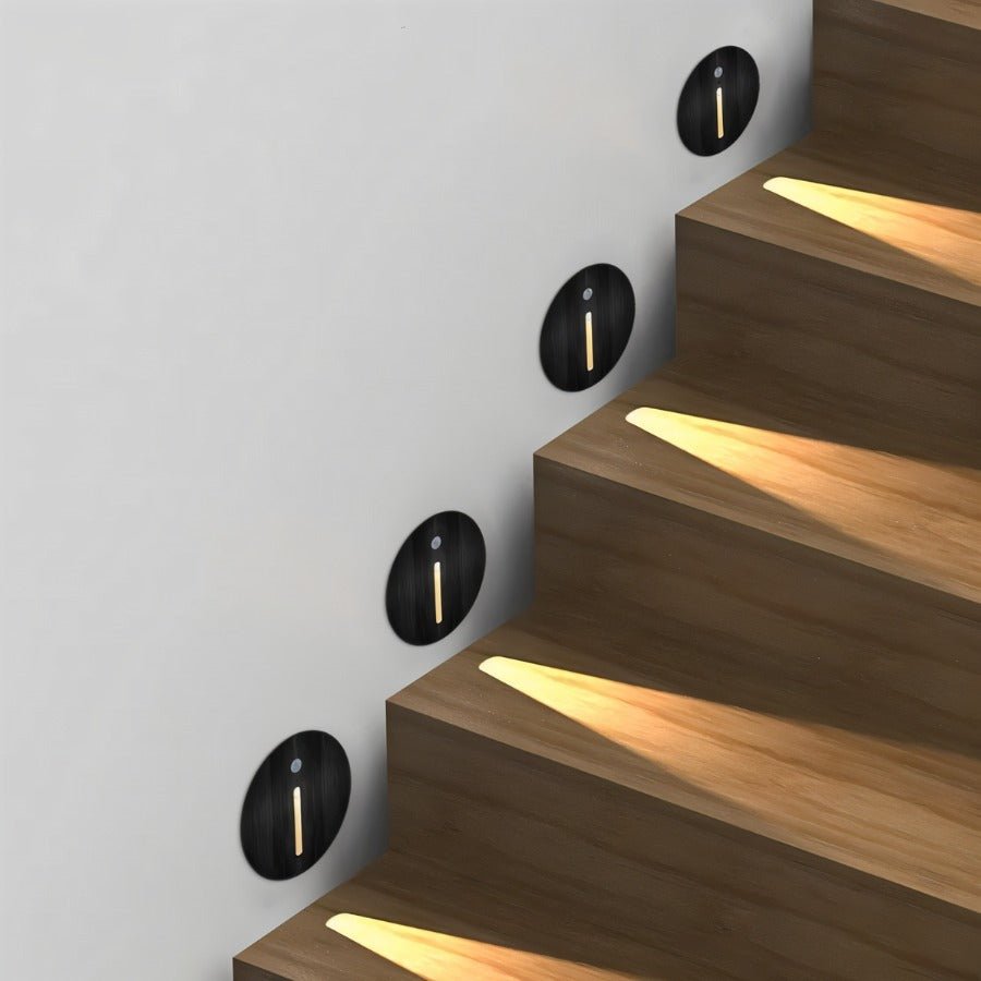 LED Stair Light - Recessed Step Lighting - Modern Sensor Light