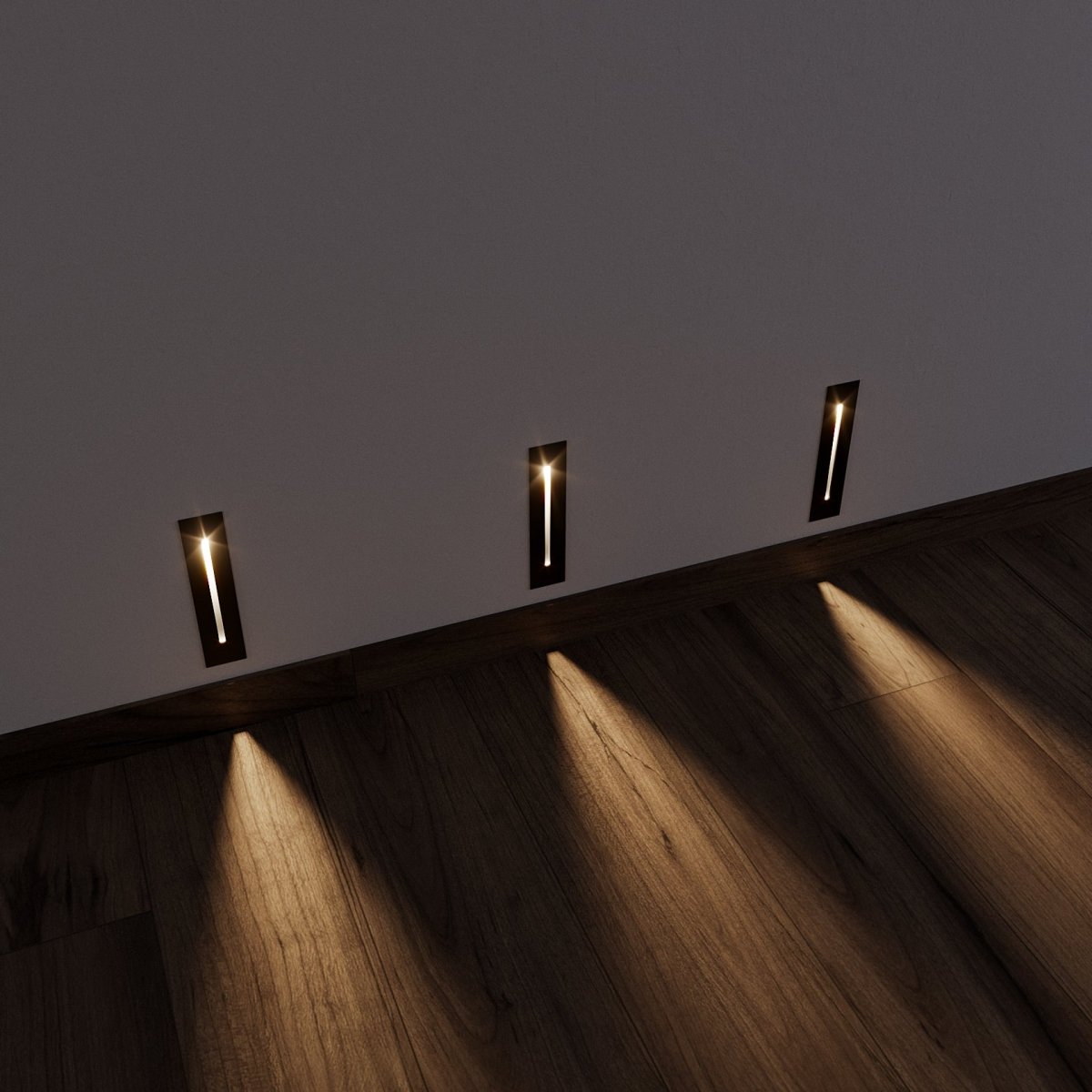 LED Stair Light - Recessed Step Lighting - Modern Sensor Light