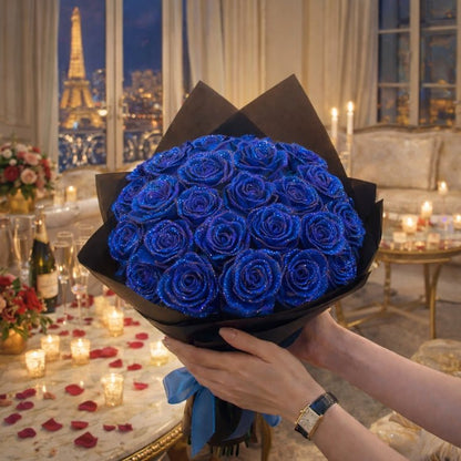 Luxury Handmade Sparkle Rose Bouquet