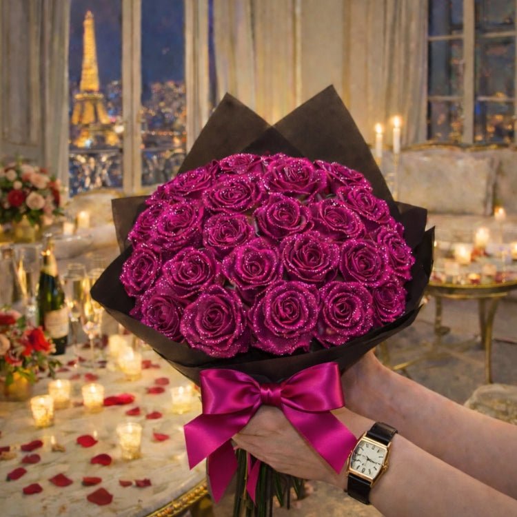 Luxury Handmade Sparkle Rose Bouquet
