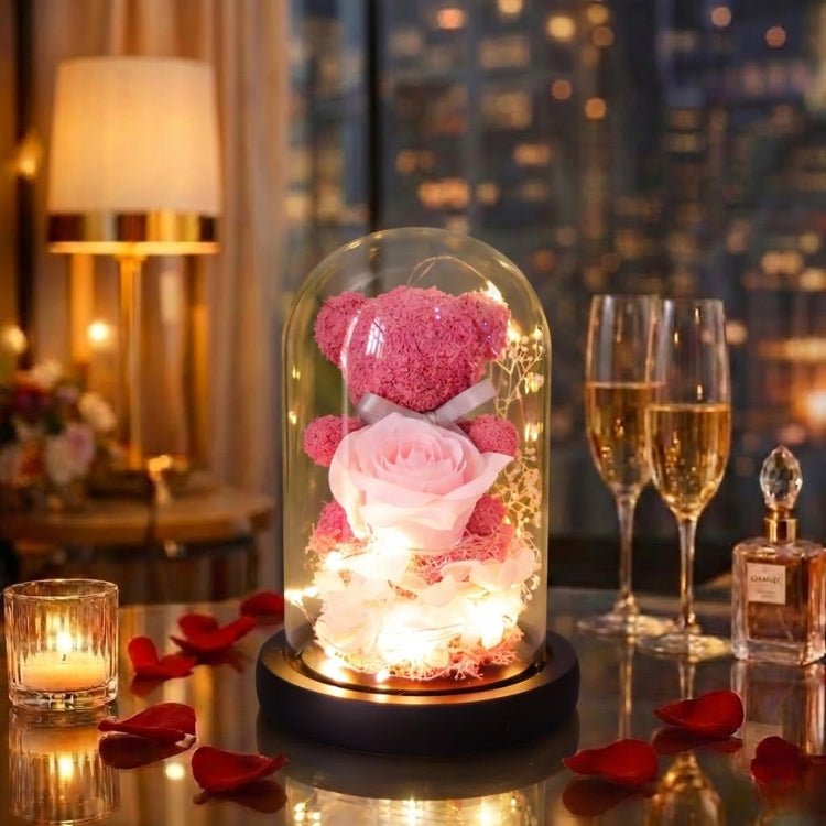 Eternal Rose Bear