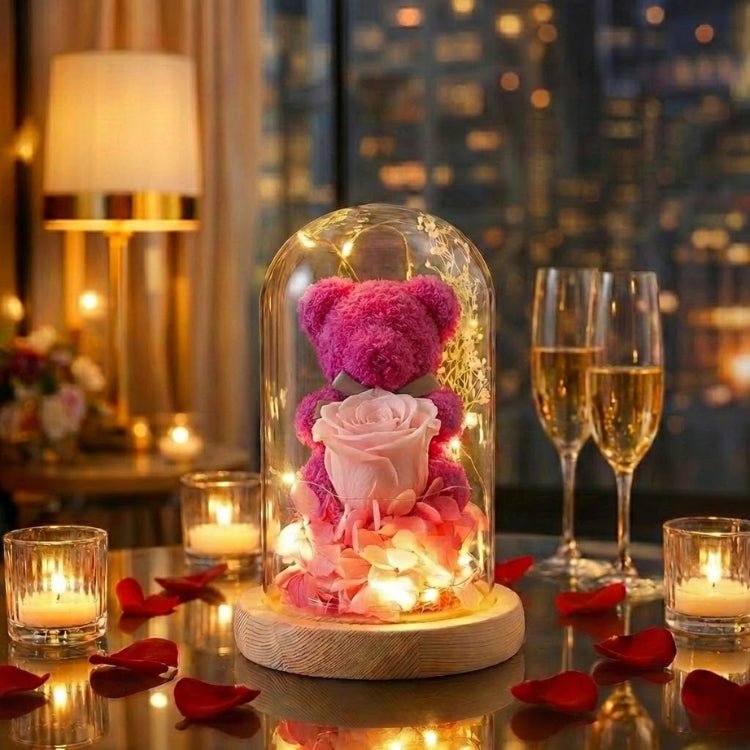 Eternal Rose Bear