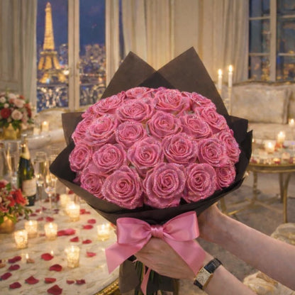 Luxury Handmade Sparkle Rose Bouquet