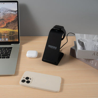 Premium 3 in 1 Fast Wireless Charging Stand for iPhone, Apple Watch & AirPods