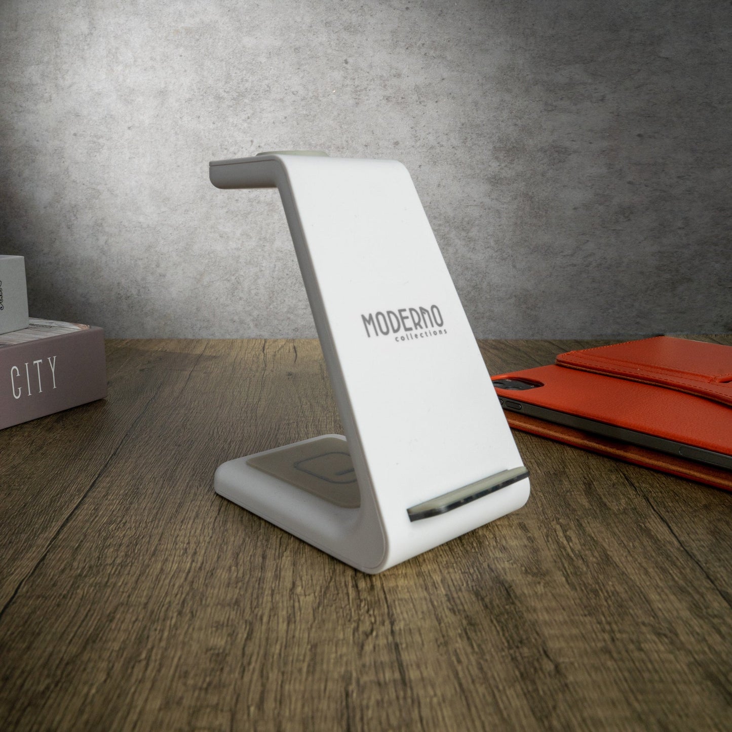 Premium 3 in 1 Fast Wireless Charging Stand for iPhone, Apple Watch & AirPods