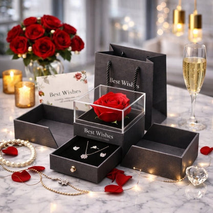 Eternal Flower Jewelry Box
