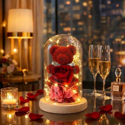 Eternal Rose Bear