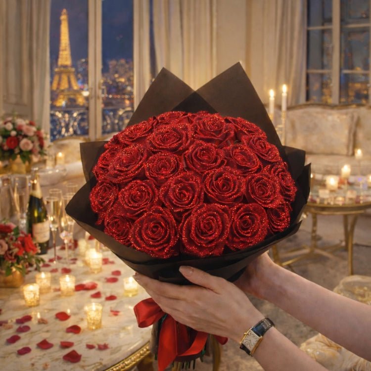 Luxury Handmade Sparkle Rose Bouquet