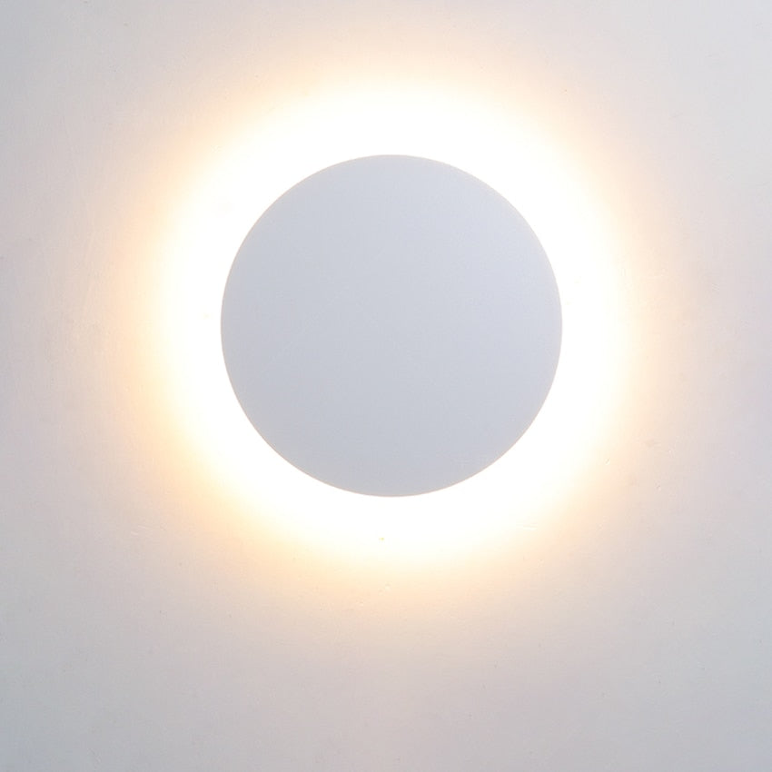 Round Outdoor Wall Light