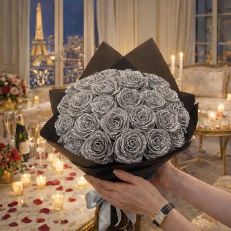 Luxury Handmade Sparkle Rose Bouquet